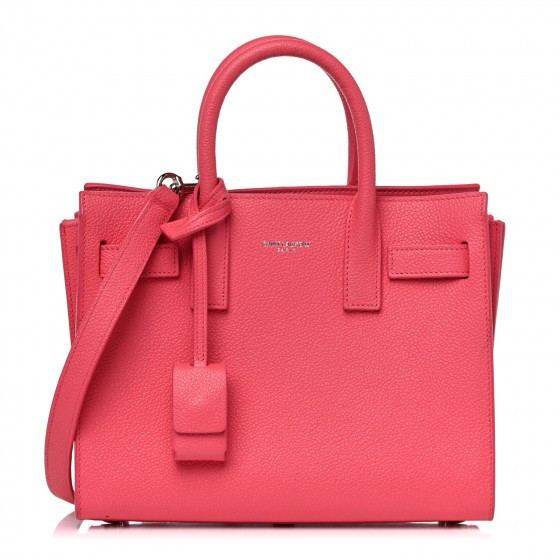 SAINT LAURENT

Grained Calfskin Nano Sac De Jour Coral | Fashionphile