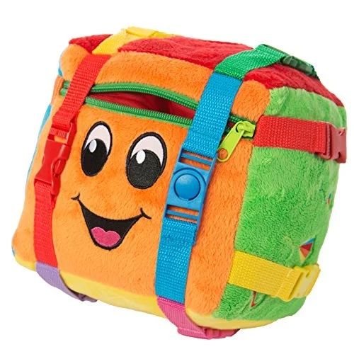 buckle toy bingo activity cube toddler early learning basic life skills childrens travel plush - ... | Walmart (US)
