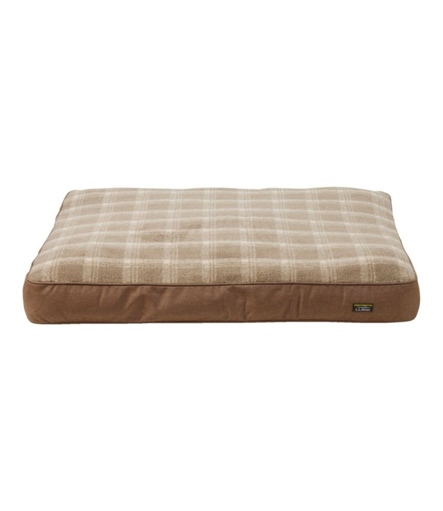 Premium Fleece Dog Bed, Rectangular Burlap Large L.L.Bean | L.L. Bean