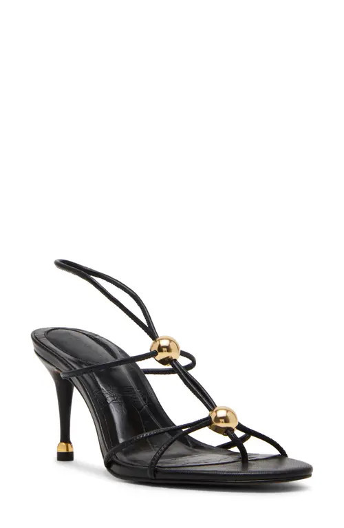 Steve Madden Ramos Strappy Sandal in Black at Nordstrom, Size 5.5 | Nordstrom