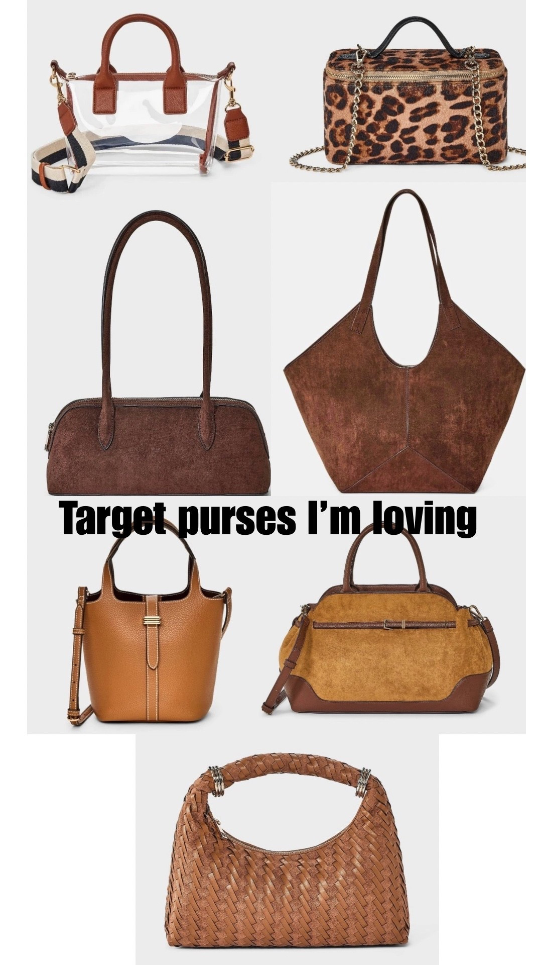 Target purses I’m loving for fall 🍁🍂

#LTKFindsUnder100 #LTKItBag #LTKSeasonal