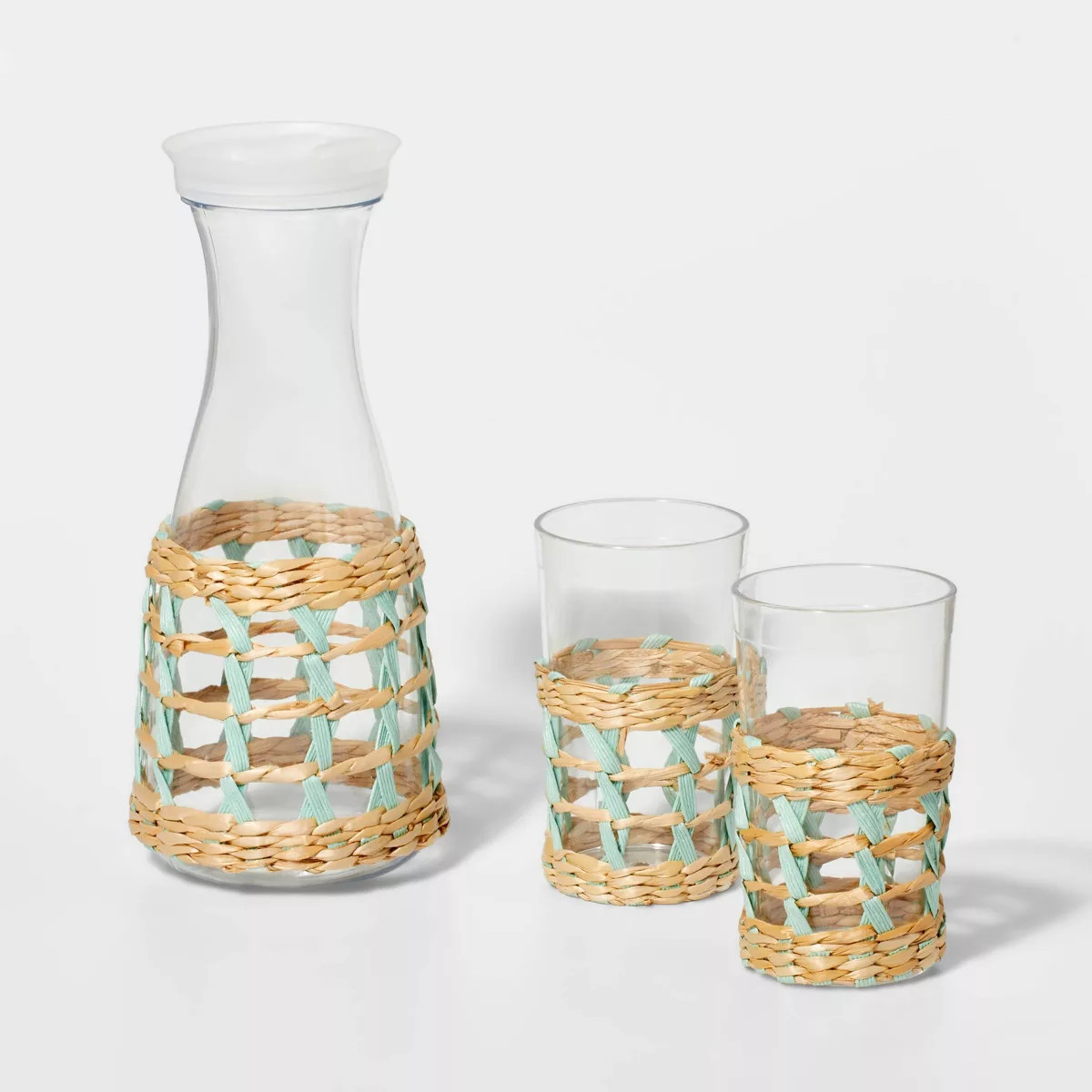 2 Cups Woven Pitcher Set - Sun Squad™ | Target