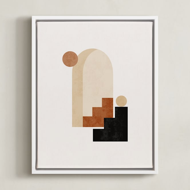 "Rustic Geometry 1" - Painting Limited Edition Art Print by Iveta Angelova. | Minted