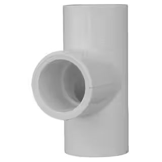 Charlotte Pipe 1/2 in. PVC Schedule 40 S x S x S Tee PVC024000600HD - The Home Depot | The Home Depot