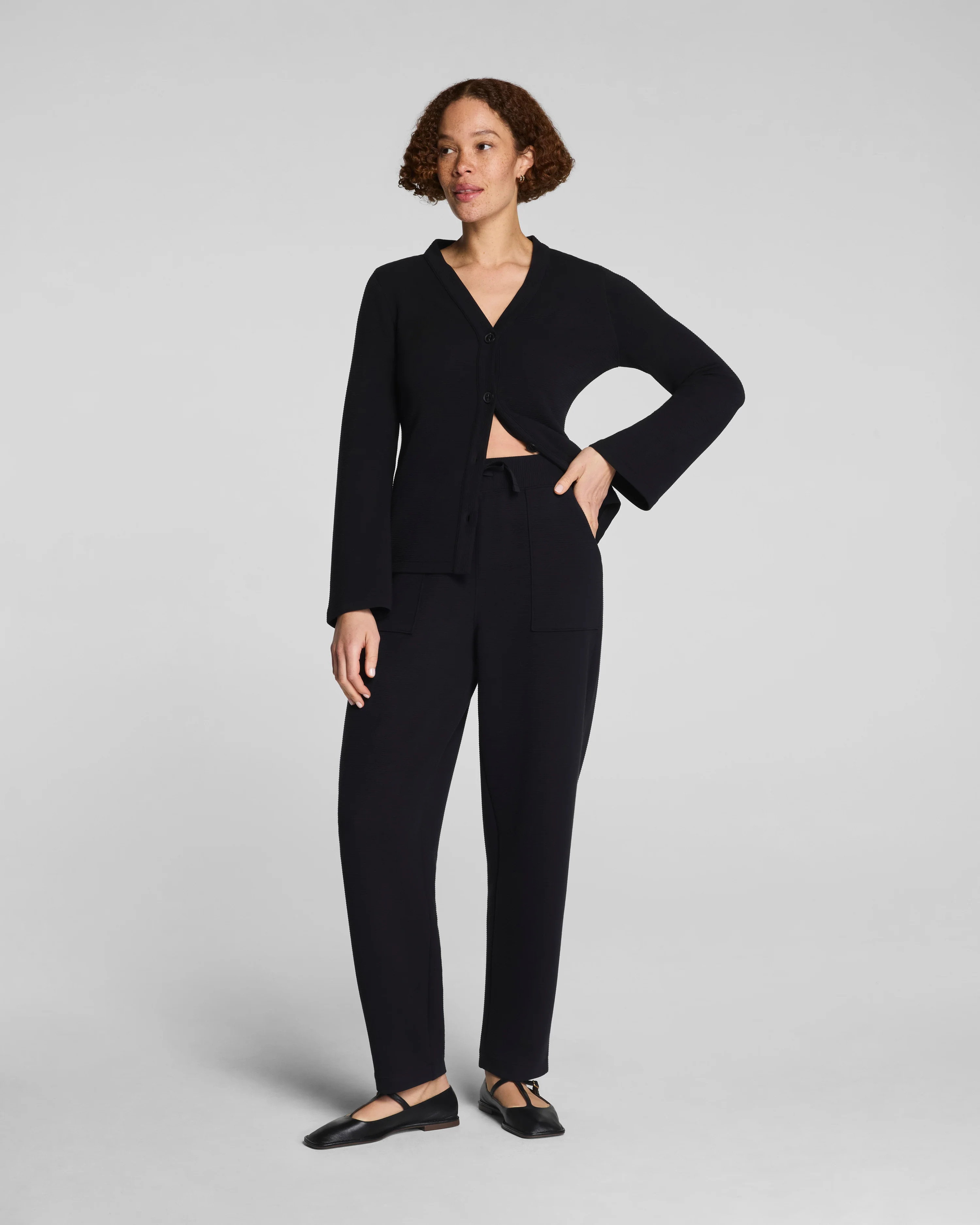 SPANX AirEssentials® French Rib Barrel Leg Pant | Spanx