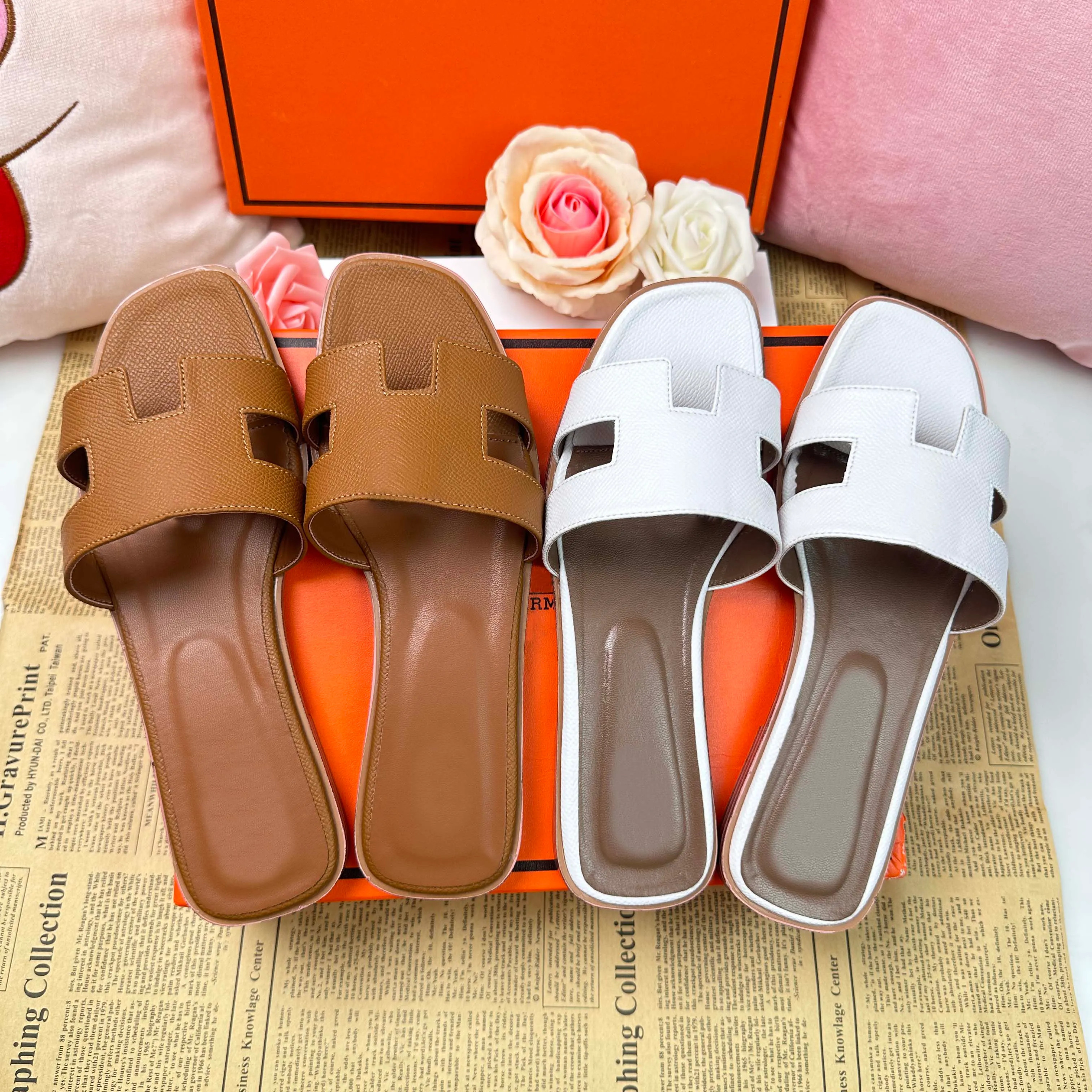 Women's Sandals, Designer Sandals, Slippers, Fashion Luxury, Floral Slippers, Leather and Rubber ... | DHGate