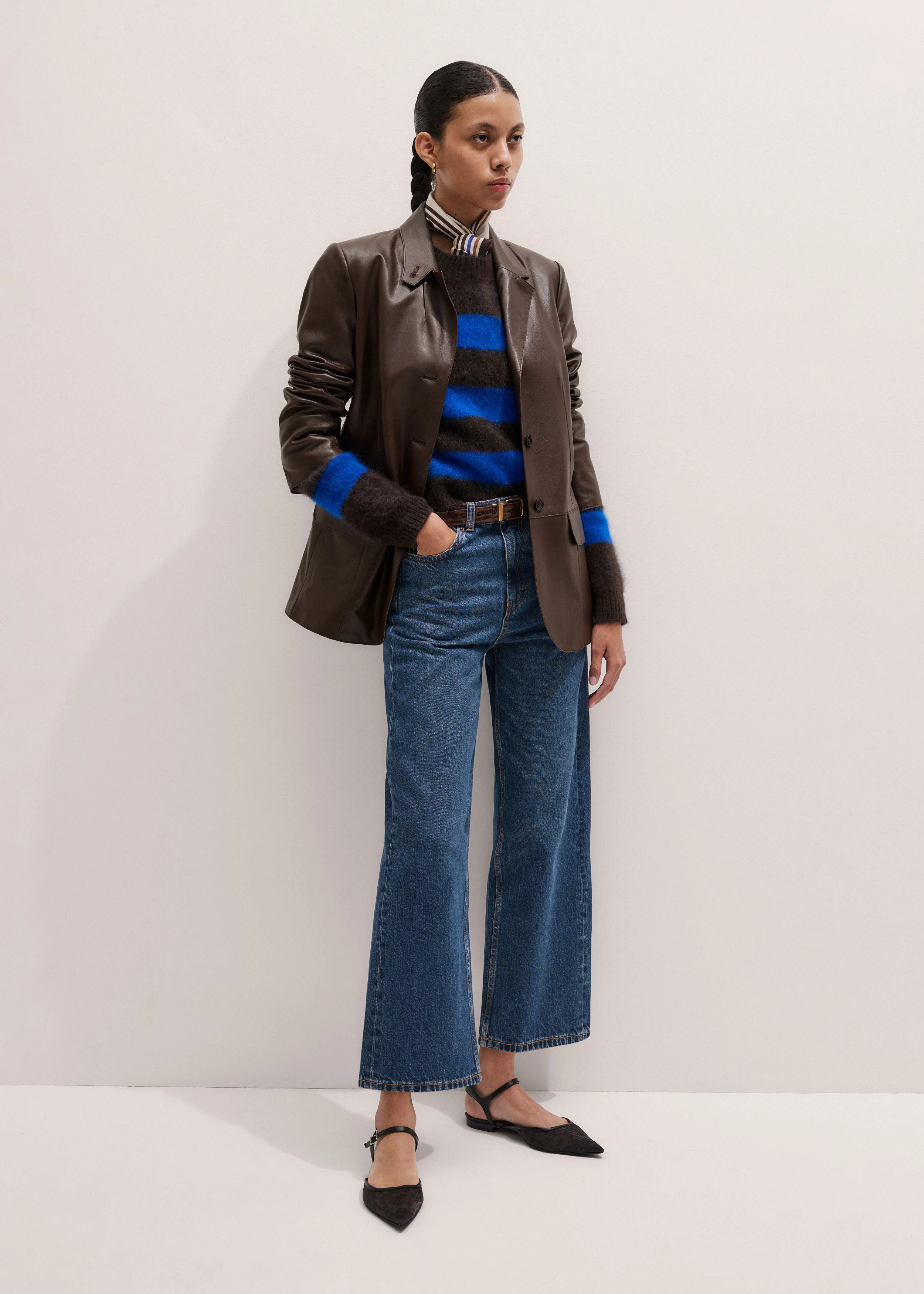 Straight Crop Jean Midweight Denim | ME+EM Global (Excluding US)