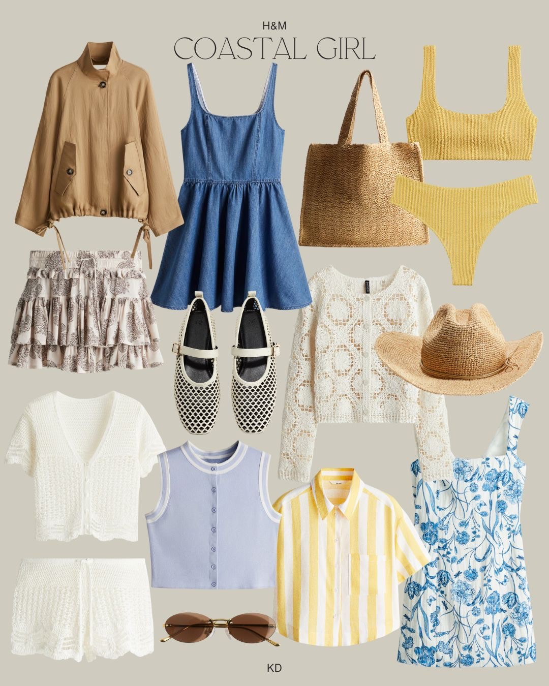 H&M: Coastal Girl Style | Up to 40% off sale. Butter Yellow Spring Outfit Finds 

#LTKSeasonal #LTKStyleTip #LTKFindsUnder50