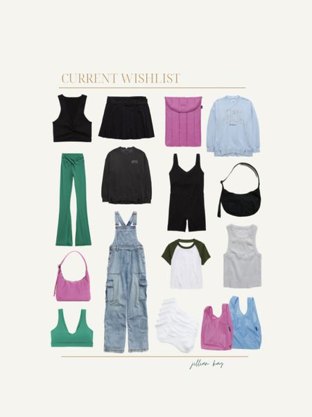 Current Wishlist: 

Need some new basics and love aerie and cotton on for those! Also want another baggu medium crescent bag and baggu reusable bags! I’ve been needing a new laptop case for a while and would love to try theirs! Need some new bralettes, socks and cotton undies too  

Ig: @jkyinthesky & @jillianybarra

#LTKBacktoSchool #LTKFind #LTKstyletip