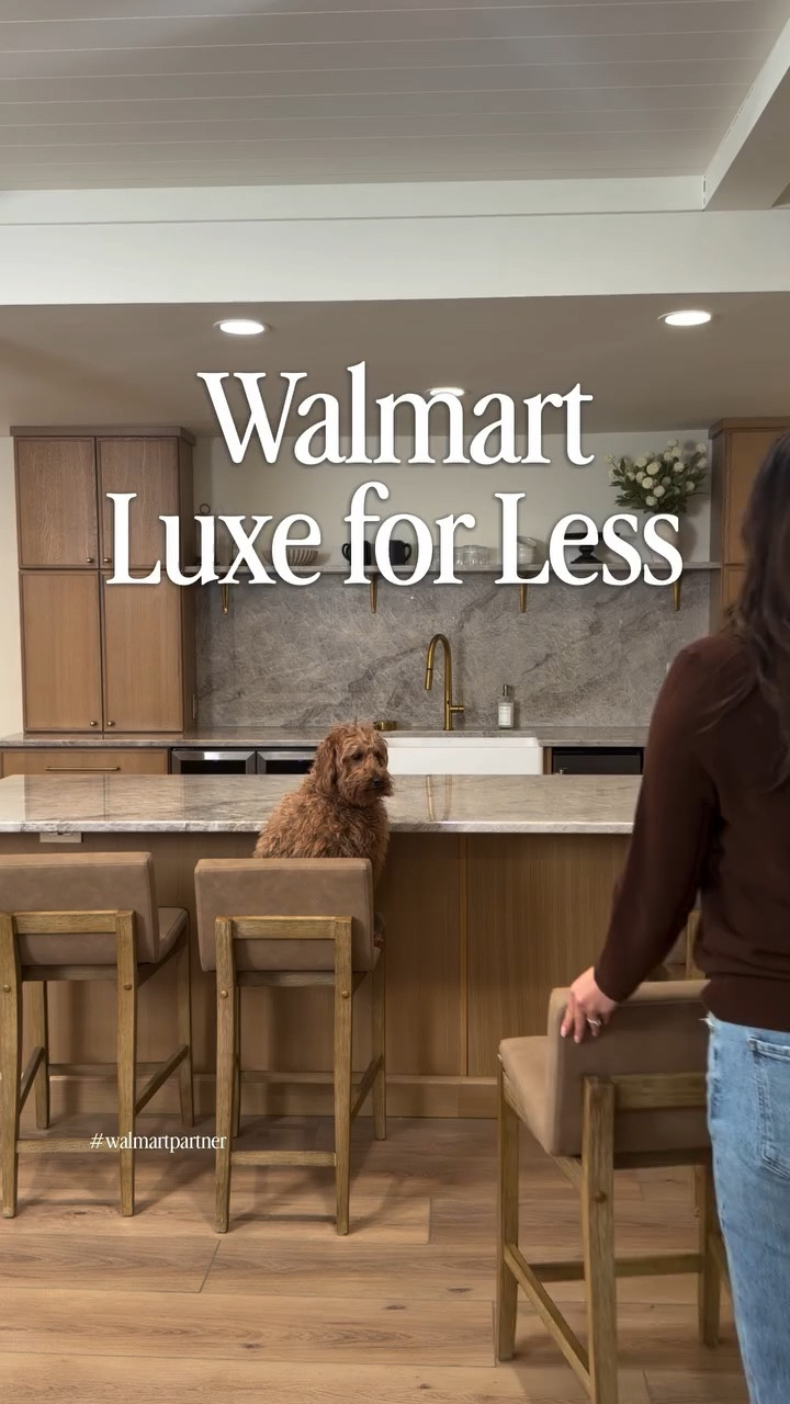 Follow @pleasantlybuilt and comment “shop” for the links!

Everyone always says these are the most comfortable stools, and I have to agree. I love the low rise back and the leather seat. They’re available in both counter and bar height, with a few different color options to choose from. If you’re looking for a luxury look for less, these are such a great find.

#walmartpartner #furniturefinds #counterstools #kitchen