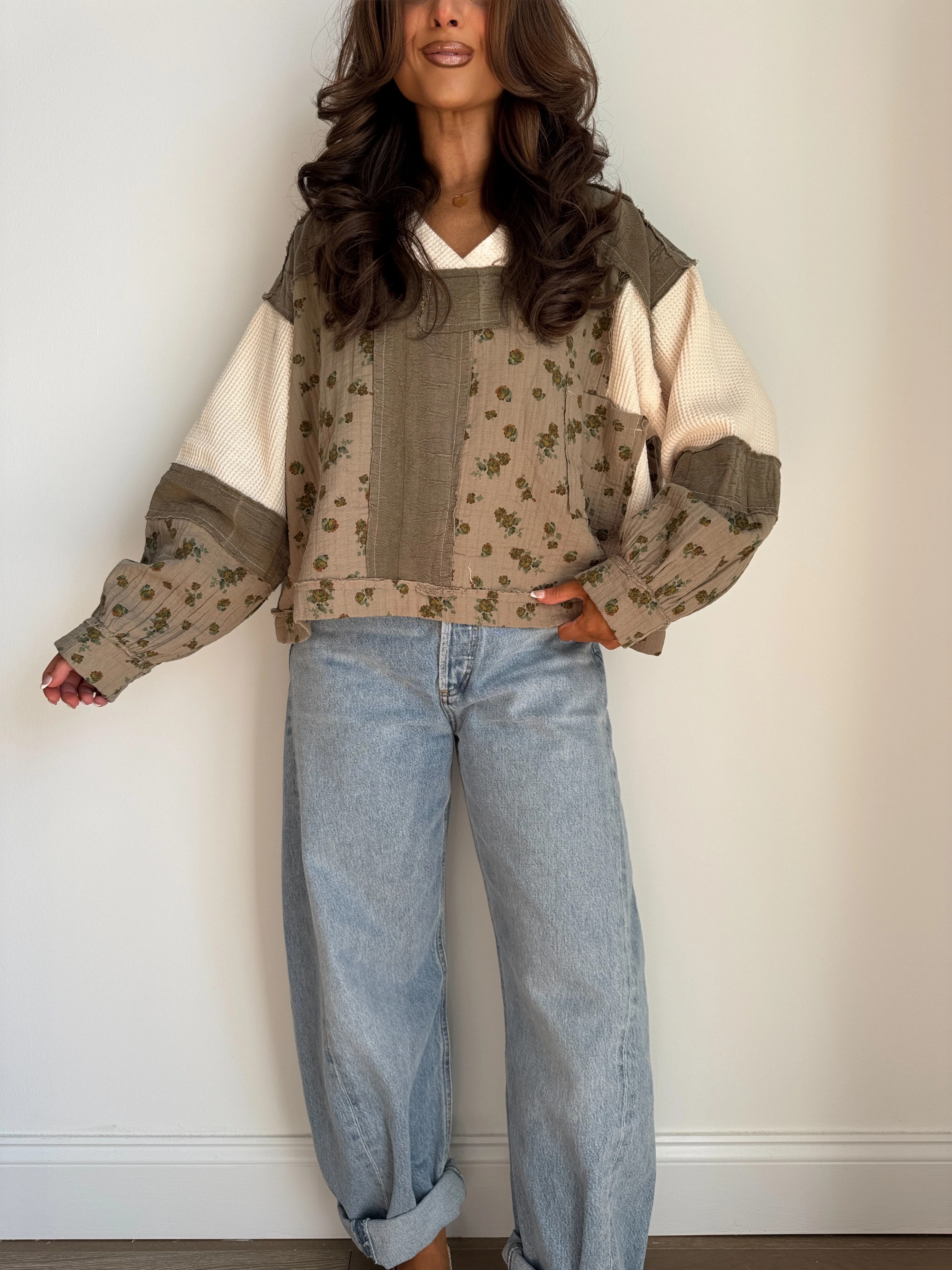 Sage Petal Pullover Knit (can’t restock) | Shop Your Darling Style