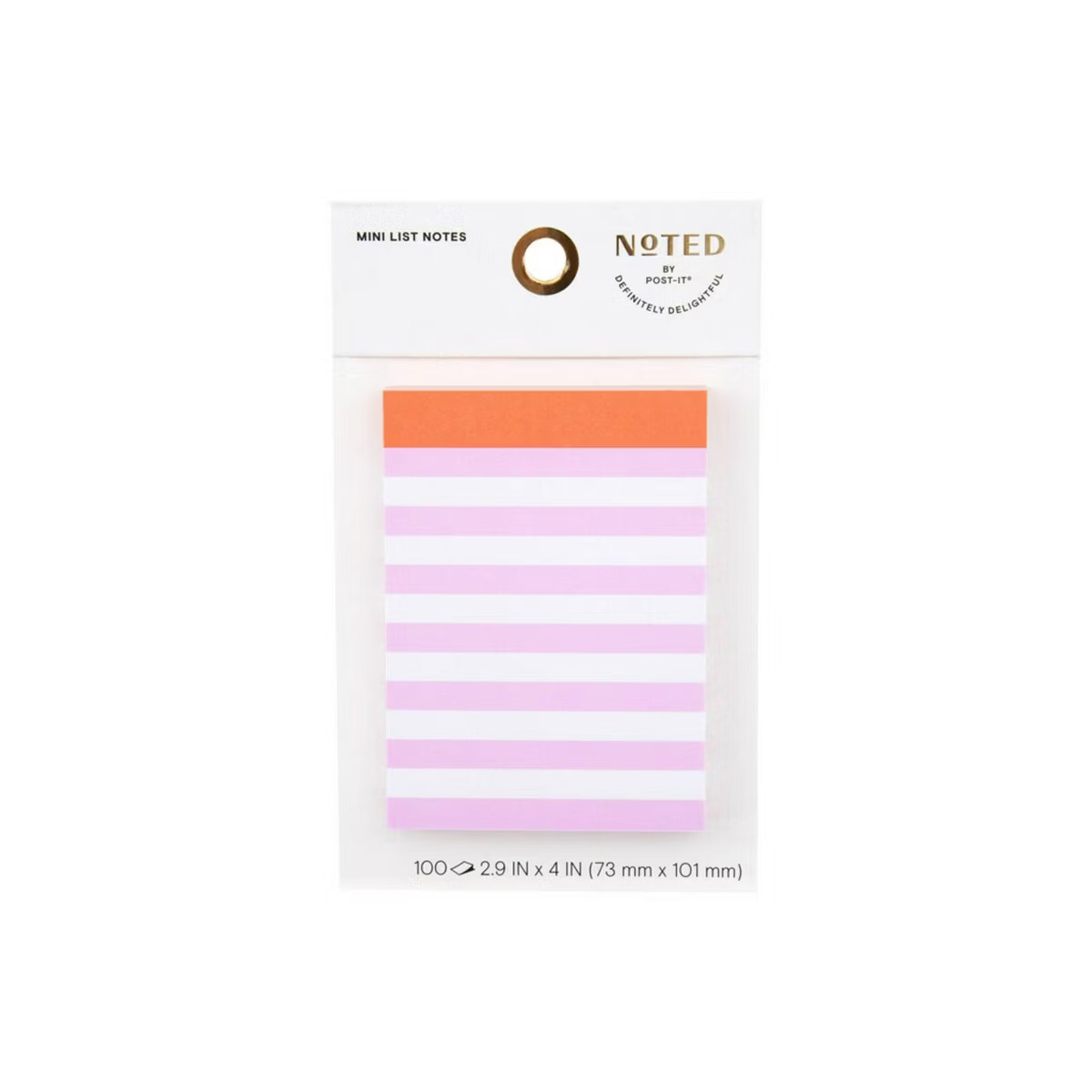 Noted by Post-it Mini List Notes, Purple & White Sticky Notes: To Do List, Post Its, Office Suppl... | Target
