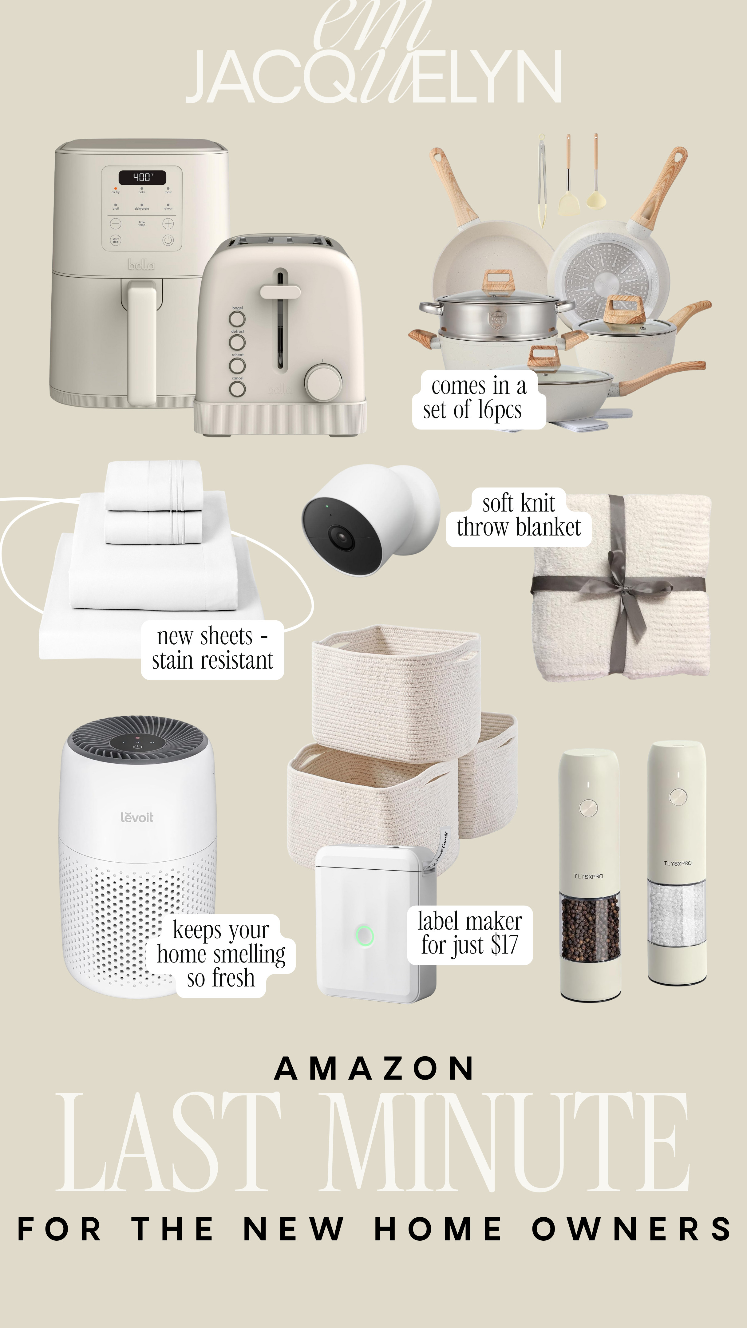 Amazon last minute for the new home owners!

amazon finds, amazon gifts, for new home owners, for the home 

 #LTKGiftGuide #LTKHoliday #LTKSeasonal