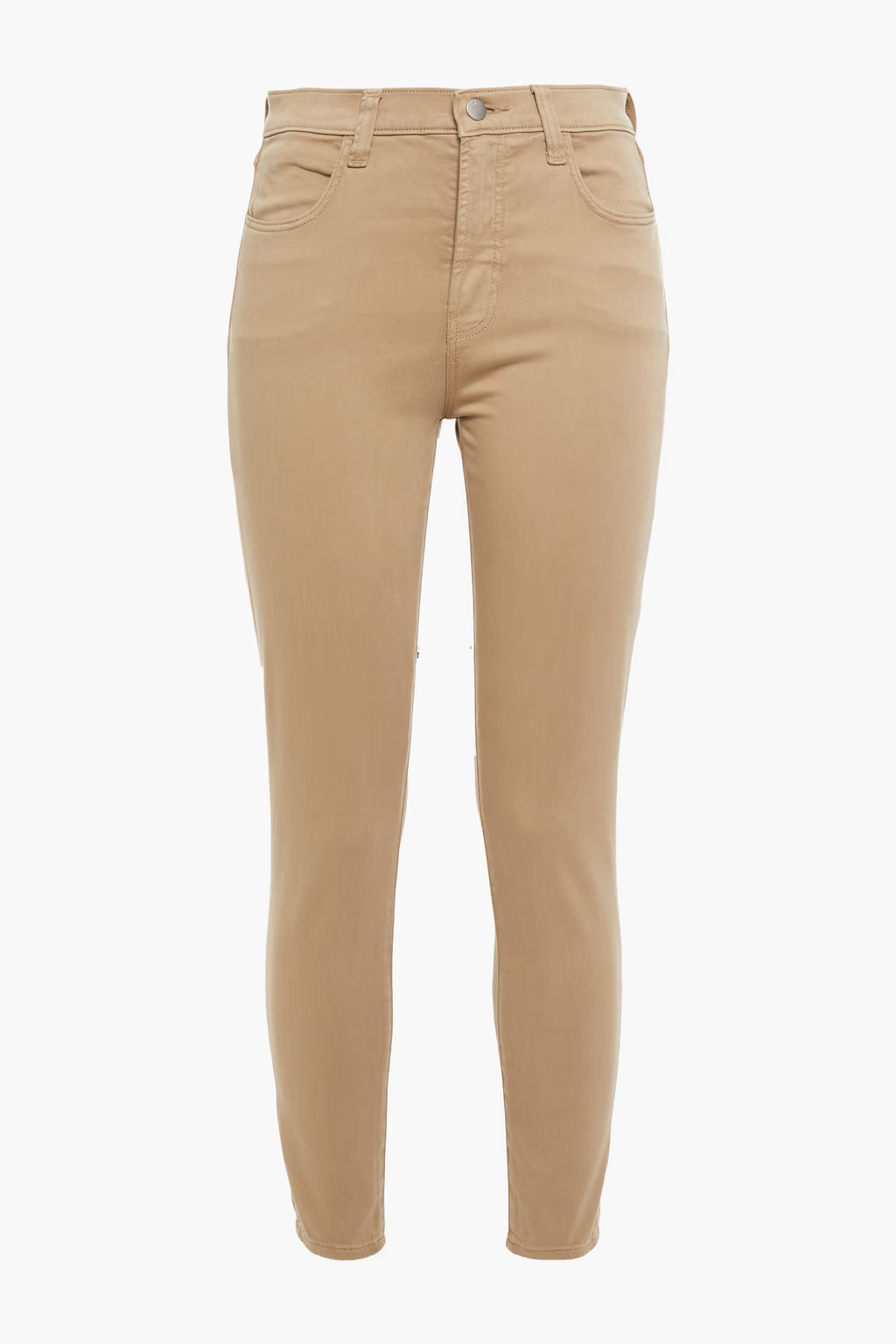 Cropped cotton-blend skinny pants | The Outnet (UK and Europe)