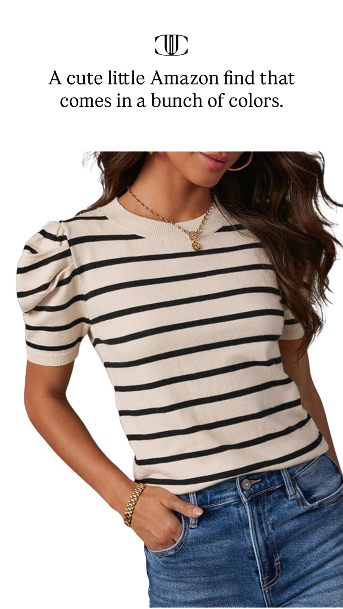 An Amazon T-shirt.