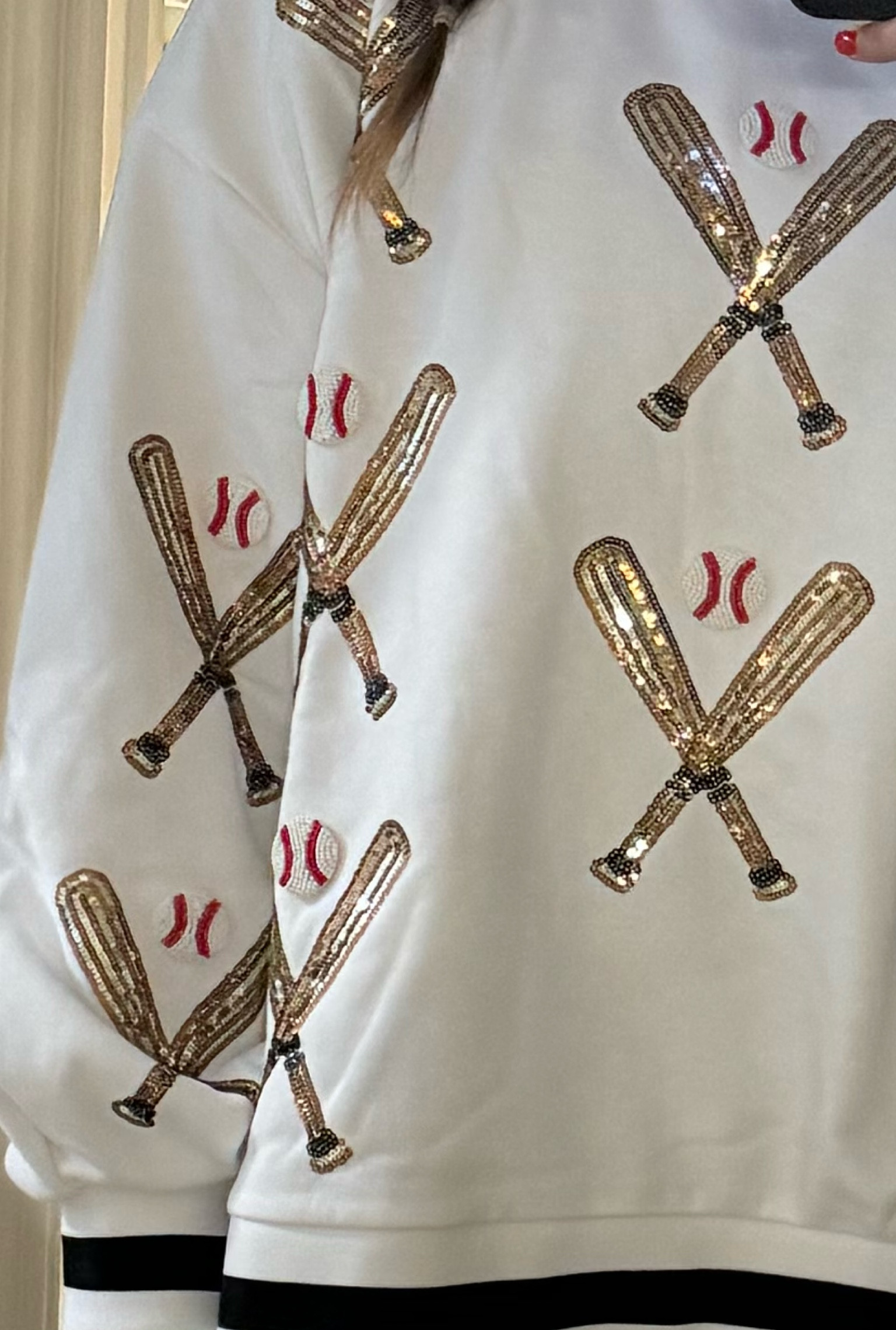 In honor of Sunday gameday ⚾️🥰🫶🏼 a new essential just arrived in my closet!!!!!!! #sports #baseball I bought white but they have several color options! This is a Sz medium! They run a bit oversized!

#LTKstyletip #LTKfamily #LTKfitness