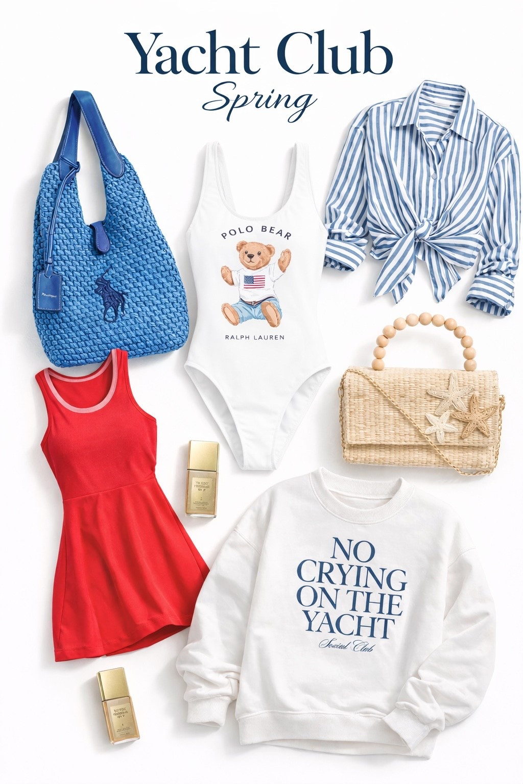No crying on the yacht… only outfit planning 💙⚓️
Coastal stripes, crisp whites, a pop of red — yacht club energy all spring long.

Comment SHOP for the links ✨

#LTKTravel #LTKSeasonal #LTKSwim