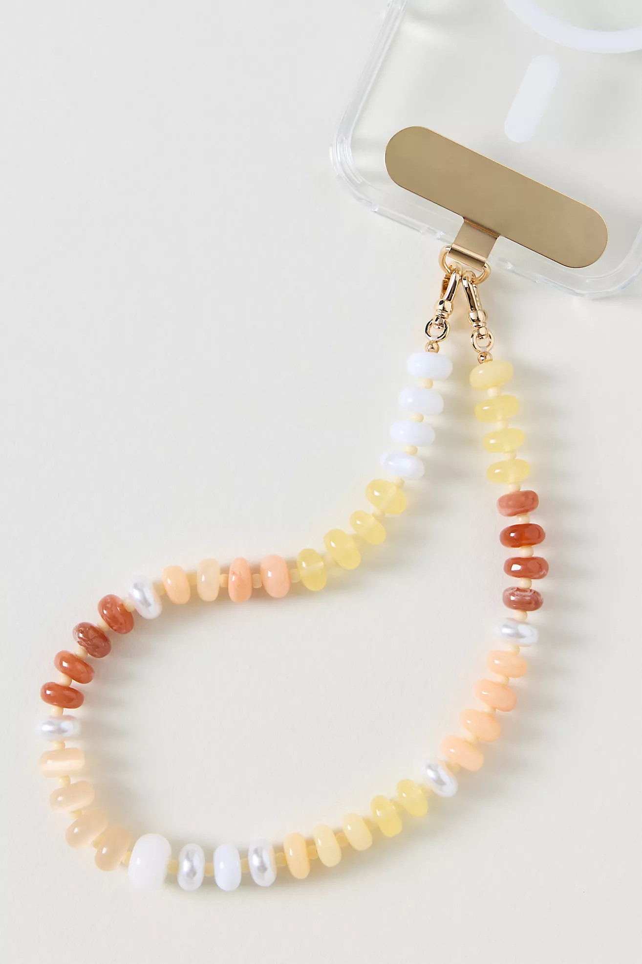Rainbow Beaded Phone Chain | Anthropologie (US)