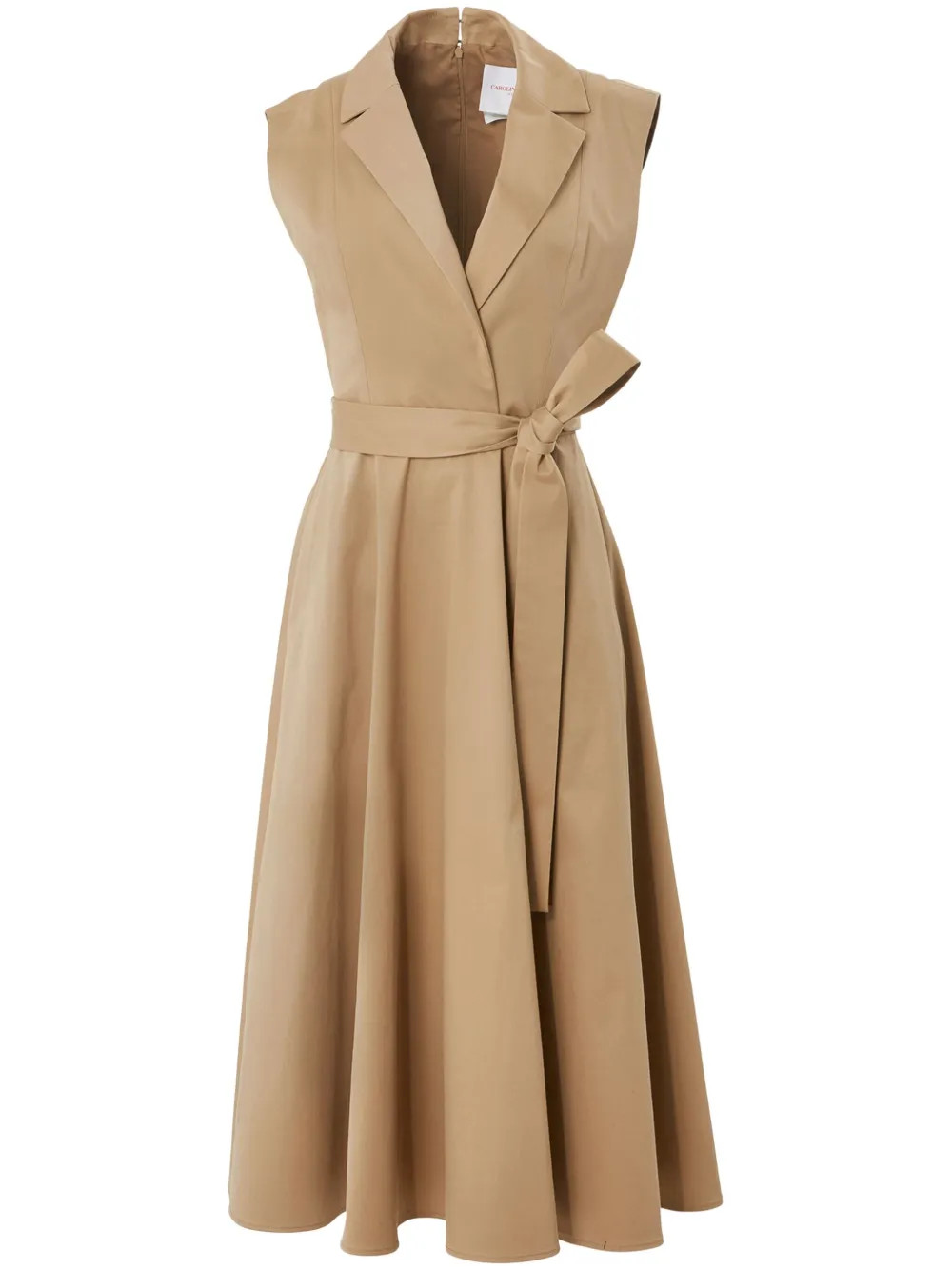 Carolina Herrera Robe mi-longue à Taille Ceinturée - Farfetch | Farfetch Global