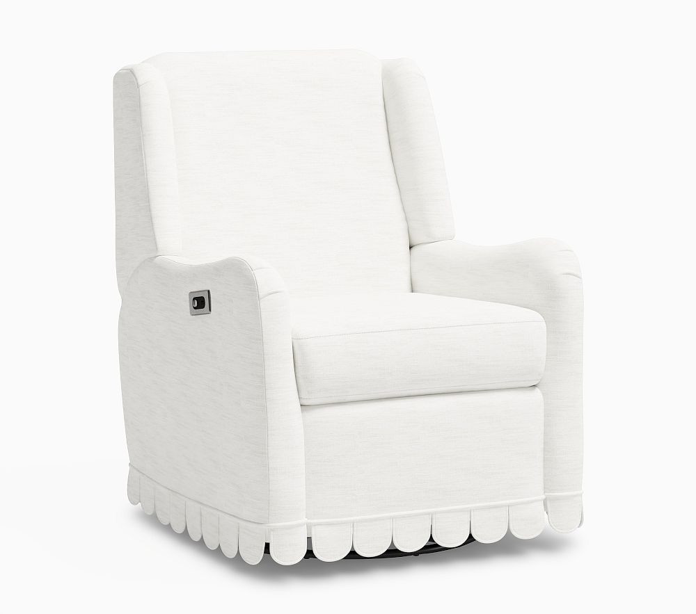Merced Scalloped Swivel Glider Recliner | Pottery Barn Kids