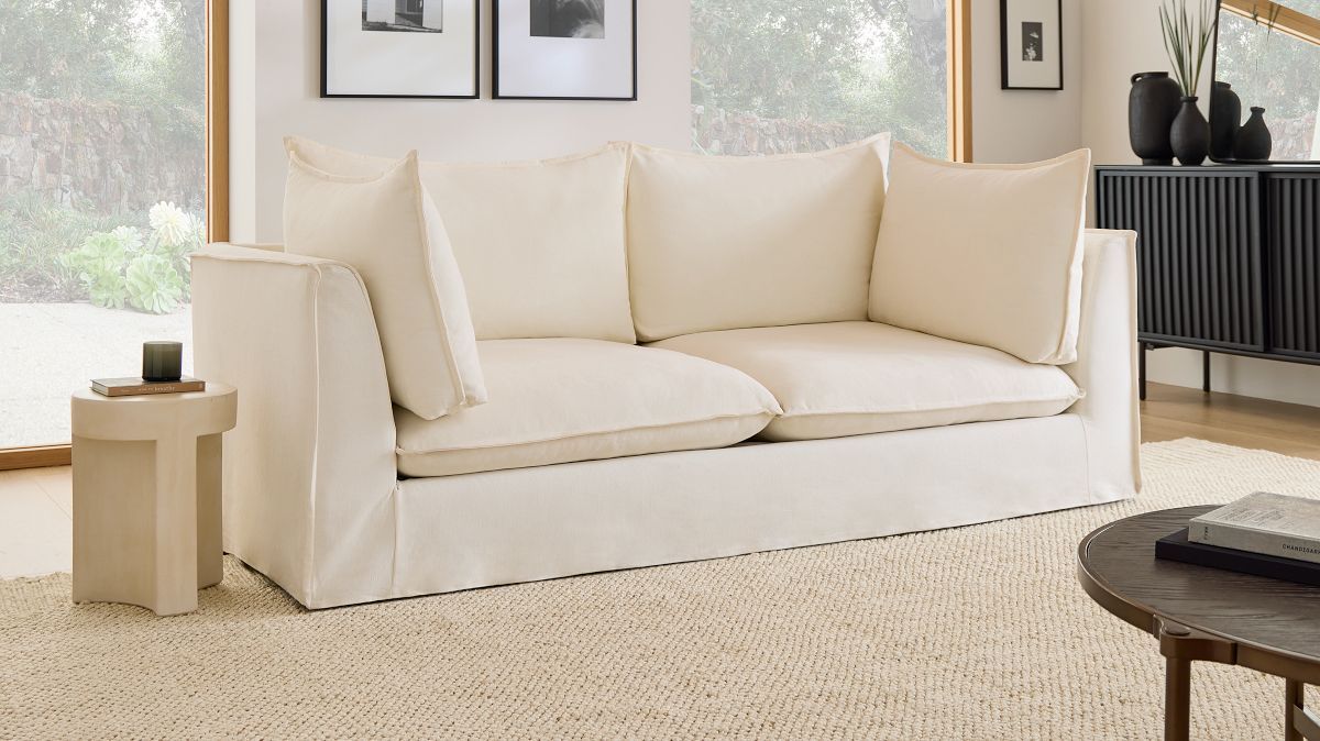 Bleecker Down-Filled Slipcover Sofa (66"–96") | West Elm (US)