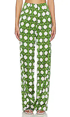 MISA Los Angeles Rita Pants in Rattan Tile from Revolve.com | Revolve Clothing (Global)
