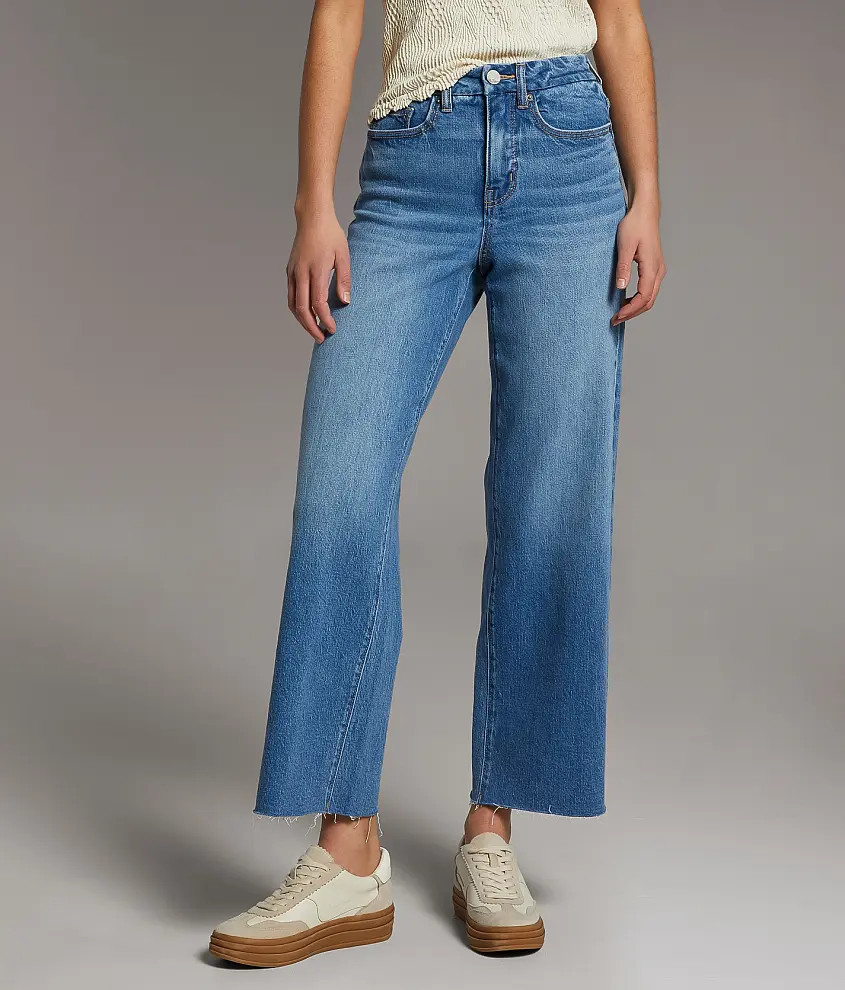 Billie Cropped Wide Leg Stretch Jean | Buckle