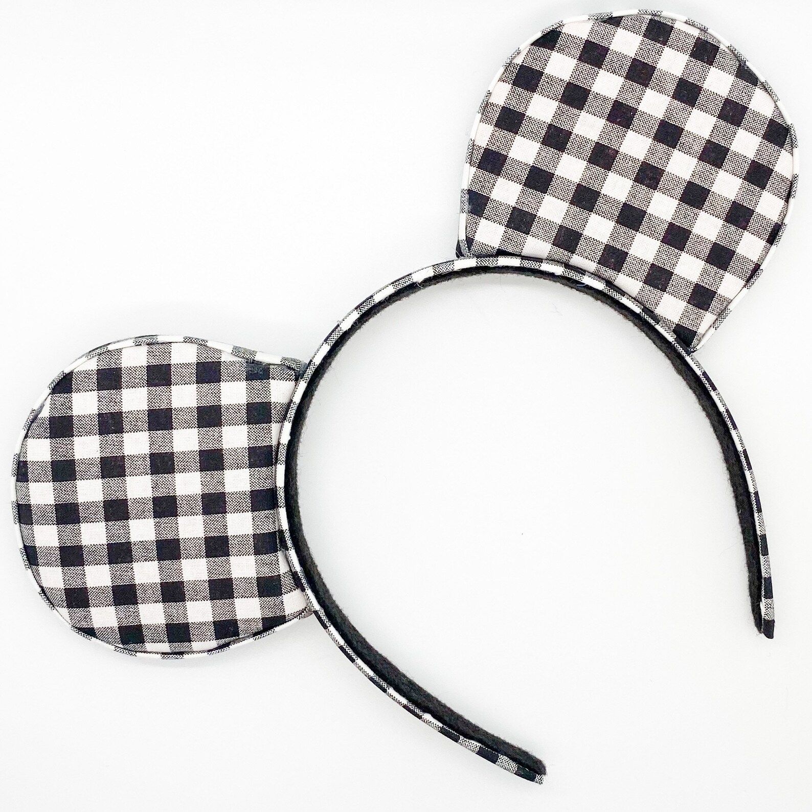 Black And White Gingham Mouse Ears | Etsy (US)