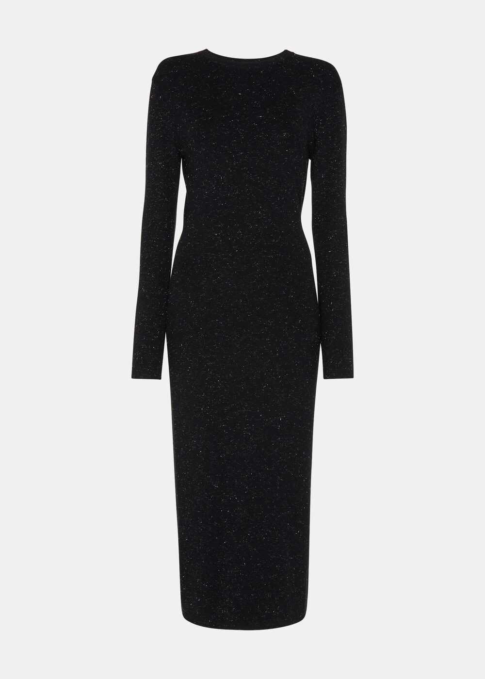 Black Annie Sparkle Knit Dress | WHISTLES | Whistles UK | | Whistles