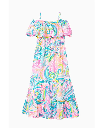 Lilly Pulitzer Girls Seraphina Off-The-Shoulder Dress | Lilly Pulitzer