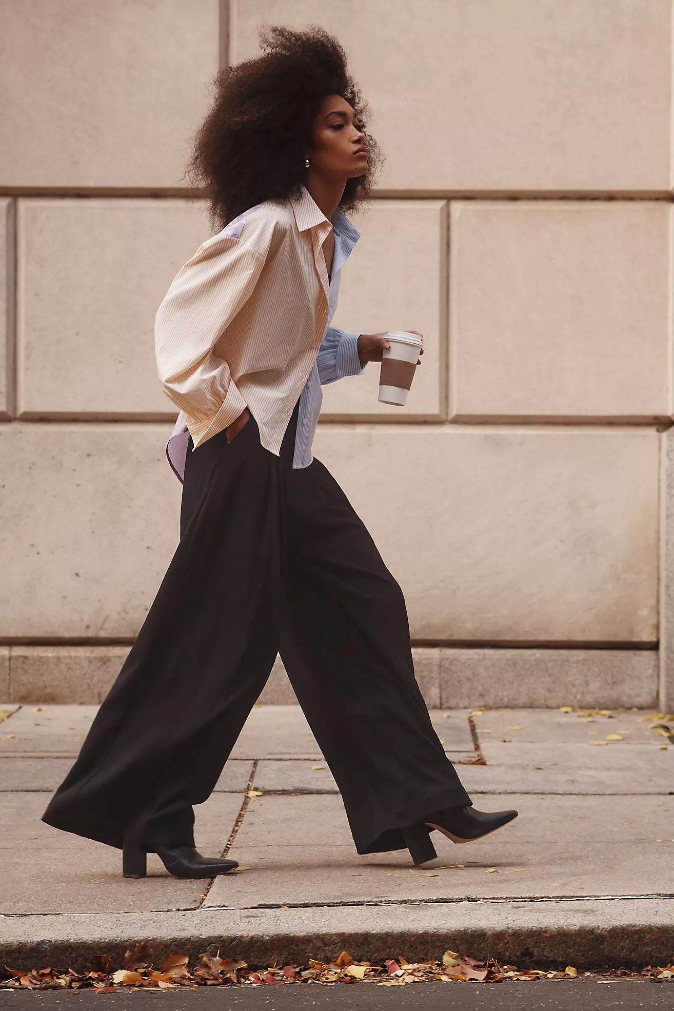 The Avery Pleated Wide-Leg Trousers by Maeve | Anthropologie (US)