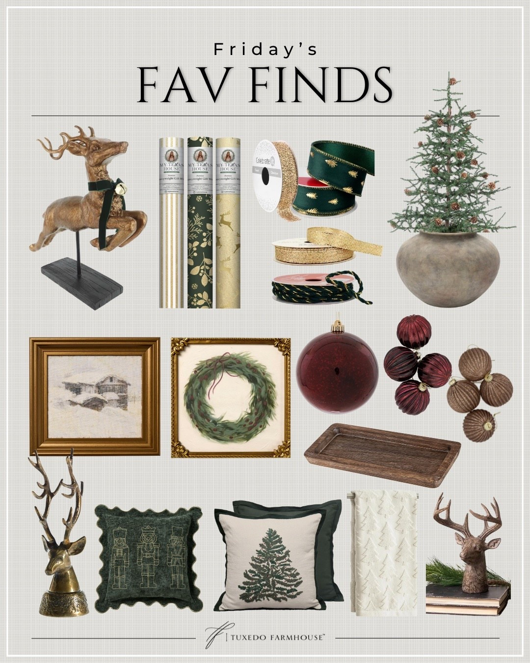 My favorite holiday decor finds this week. 

Holiday pillows, holiday art, tree ornaments, stag decor, deer decor, holiday wrapping paperr

#LTKFindsUnder50 #LTKHome #LTKHoliday