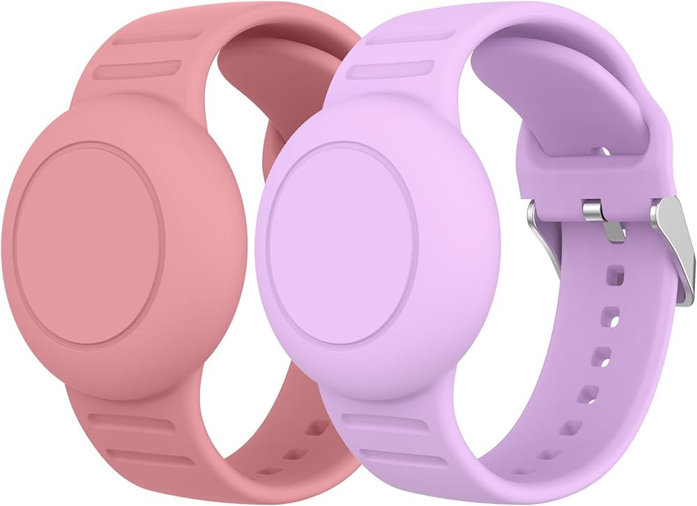 Meliya Waterproof Air Tag Bracelet for Kids, Soft Silicone Airtag Holder Compatible with Apple Ai... | Amazon (US)