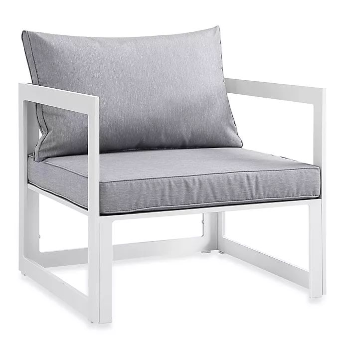 Modway Fortuna Outdoor Patio Armchair in Grey | Bed Bath & Beyond