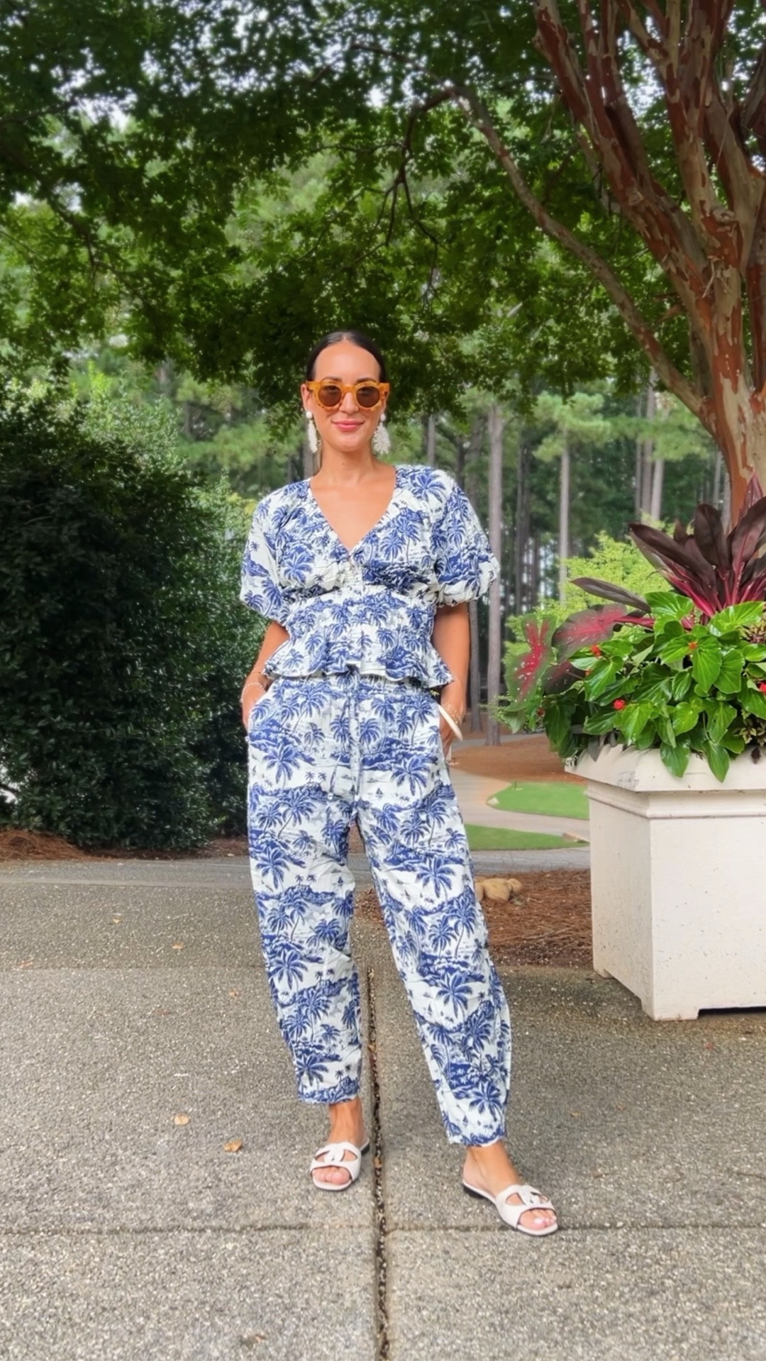 This toile set styled 3 ways - wearing my usual size -