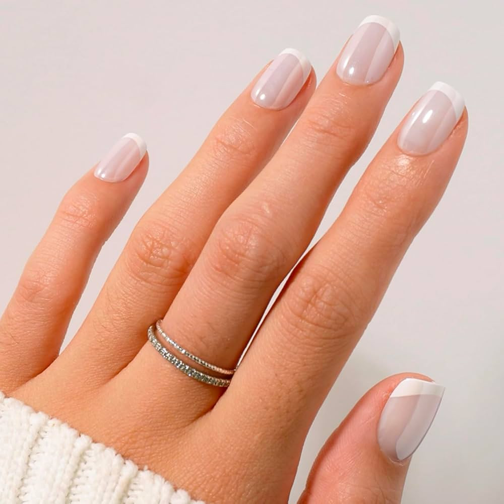 Glamnetic Press On Nails - Short Squoval, Glazed Fake Nails 30 Pc Full Kit | Amazon (US)