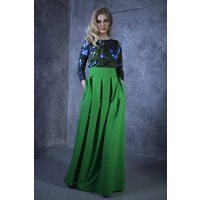 Green Skirt, Woodland Clothing, Boho Maxi High Waist Women Minimalist Trendy Plus Size Prom Skirt | Etsy (US)