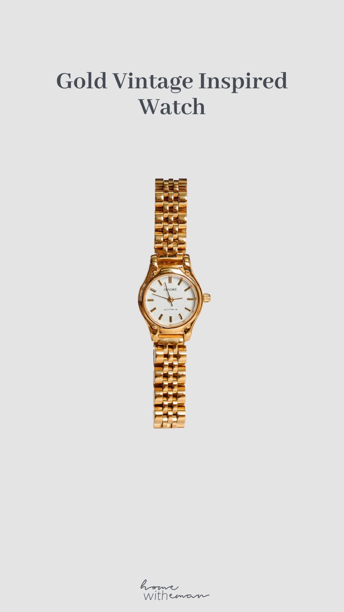 Beautiful gold vintage inspired watch 😍 #vintagewatch #goldwatch #dissh