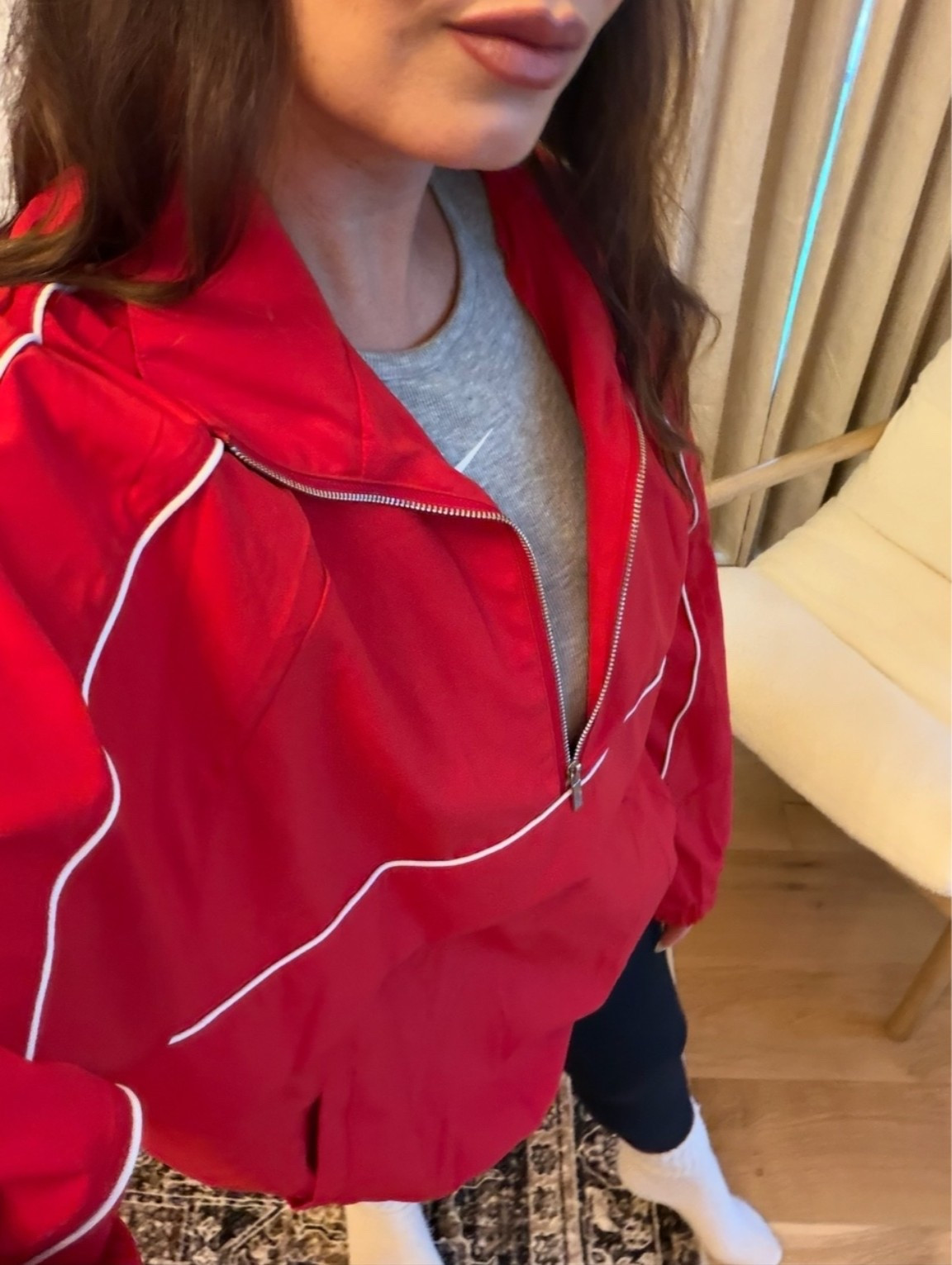 THE jacket I always get questions about is on sale👏👏 This pullover is the perfect throw-on layer for early mornings, workouts, travel days, or running errands. ❤️ So lightweight, comfy, and the pop of red makes any outfit look put together! For reference, I’m 5’4”, 137 lbs, and wearing a size small.

#LTKStyle #LTKActive #LTKFinds #AmazonFashion #AmazonFinds #AthleisureStyle #WorkoutOutfit #TravelStyle #ErrandsOutfit

#LTKmomlife #LTKfitnessgoals #LTKdayinmylife