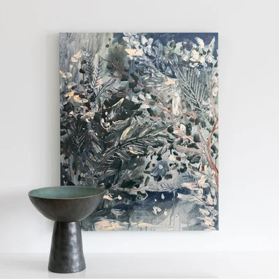 Frosted Pines Canvas Wall Art | Lindsay Letters, LLC