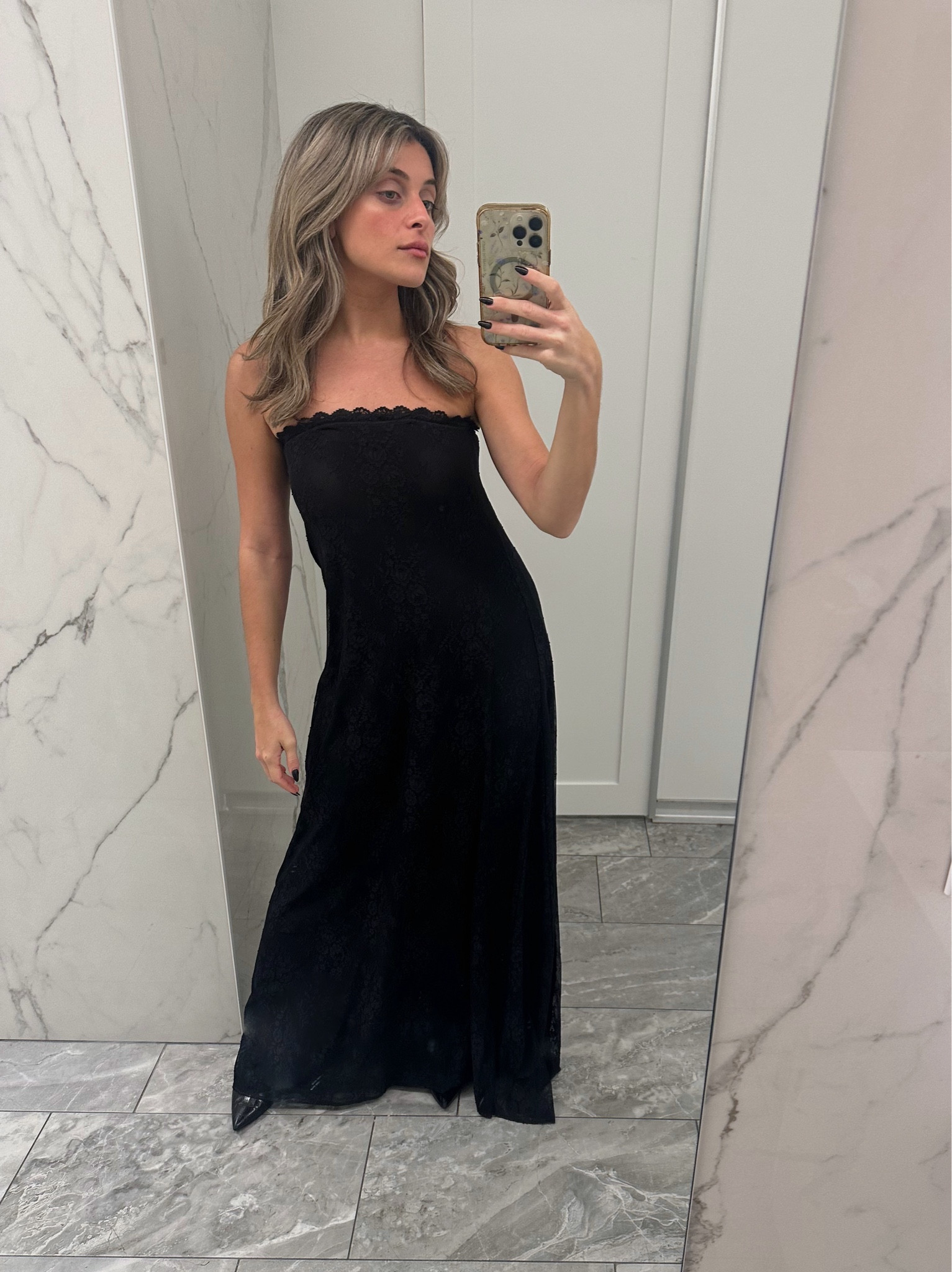 Wore this WeWoreWhat dress to my friend’s wedding in the city yesterday!! I love black lace, it’s so elegant and hot at the same time. The slip in this dress is removable so you can have a see-through moment too! 

#LTKStyleTip #LTKParties #LTKWedding