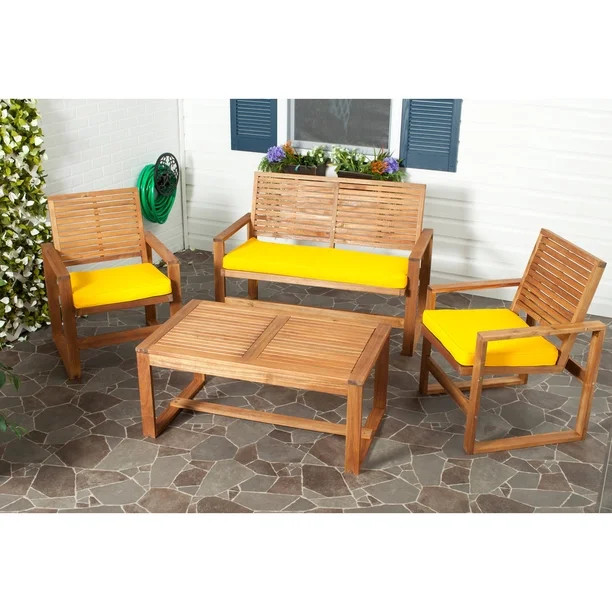 Safavieh Ozark 4-Piece Outdoor Set | Walmart (US)