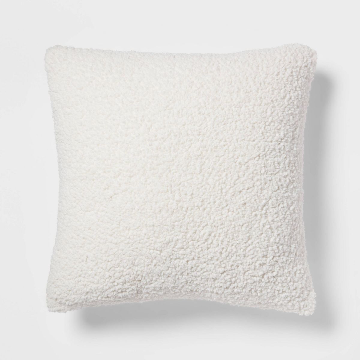 Euro Traditional Cozy Faux Shearling Fur Decorative Throw Pillow - Threshold™ | Target