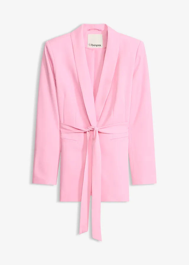 Blazer met ceintuur roze | Bonprix NL (Influencer)