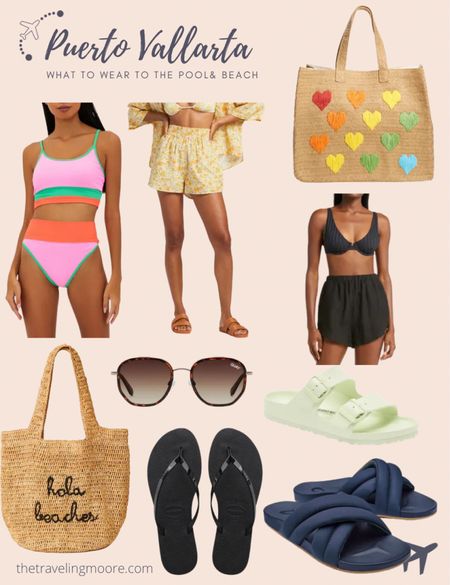 Mexico, vacation, swimwear, beach bag

#LTKtravel #LTKswim