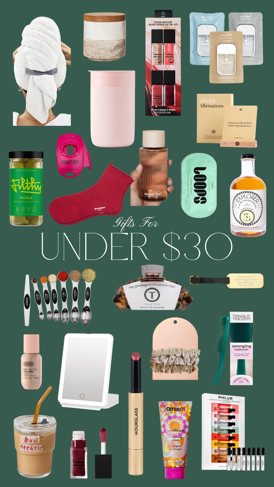 2024 GIFT GUIDE: Stocking Stuffers/Under $30!!! 🎁🎄 

#LTKHoliday #LTKFindsUnder50 #LTKGiftGuide
