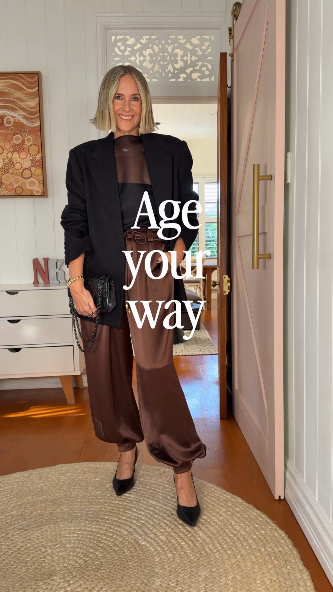 Blazer: M/L
Sheer top: size 12
Bandeau tube top: size L
Pants: size 12

Shoes: FRANKIE4 Gigi (code NIKKI20)

#LTKaustralia #LTKover50style #LTKpartywear