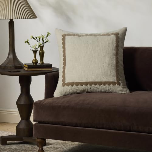 Loloi Chris Loves Julia Lottie Ivory Cover w/Down Pillow | Amazon (US)