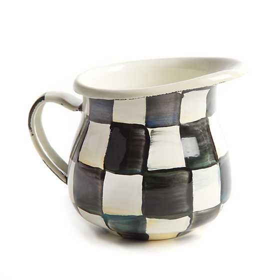 Courtly Check Enamel Little Creamer | MacKenzie-Childs