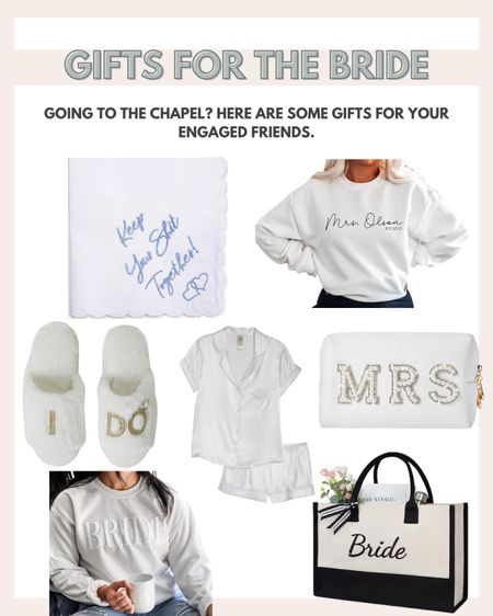 Gift ideas for the bride, gifts for brides 

#LTKCyberWeek #LTKHoliday #LTKGiftGuide